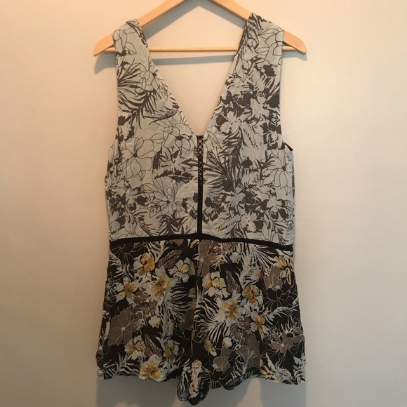 NWT Free People Santiago printed romper - Picture 7 of 8